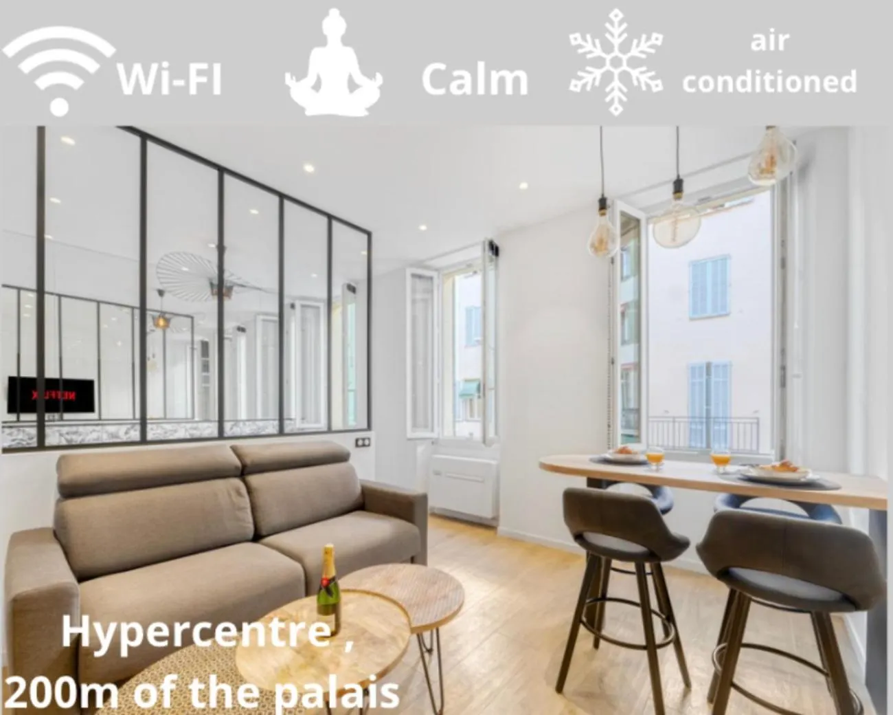 F2 Rue Saint Honore L, Hypercentre Proche Du Palais Des Festivals 戛纳